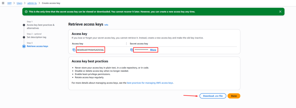 access key